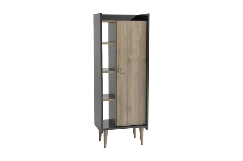 Highboard Lagomood 50x30 cm - Mørkebrun/Antrasitt - Oppbevaring - Skap - Oppbevaringsskap