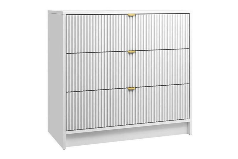 Highboard Novaj - Hvid - Oppbevaring - Skap - Oppbevaringsskap