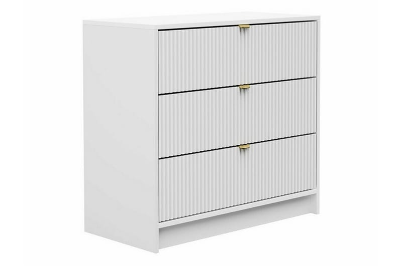 Highboard Novaj - Hvid - Oppbevaring - Skap - Oppbevaringsskap