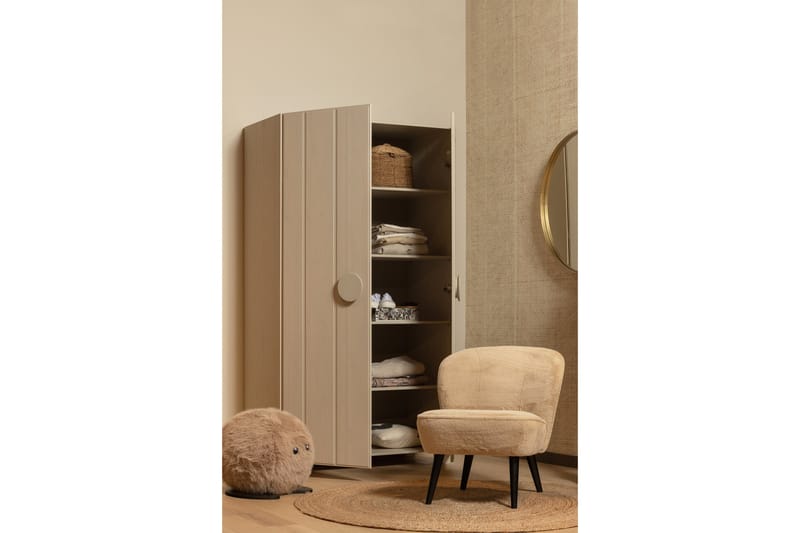 Highboard Ragini - Beige - Oppbevaring - Skap - Oppbevaringsskap