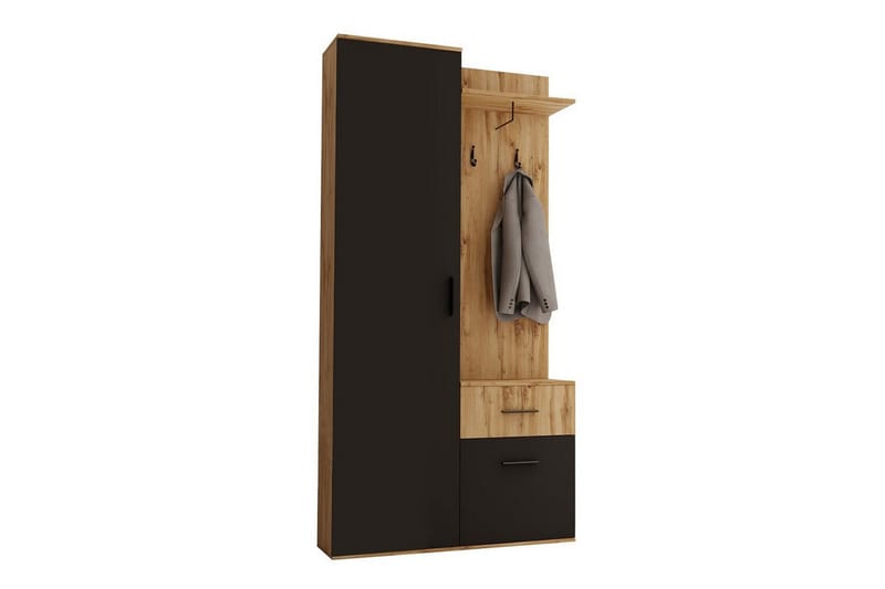 Highboard Rosehall - Svart - Oppbevaring - Skap - Oppbevaringsskap