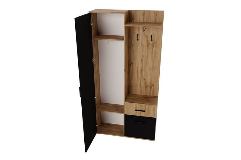 Highboard Rosehall - Svart - Oppbevaring - Skap - Oppbevaringsskap