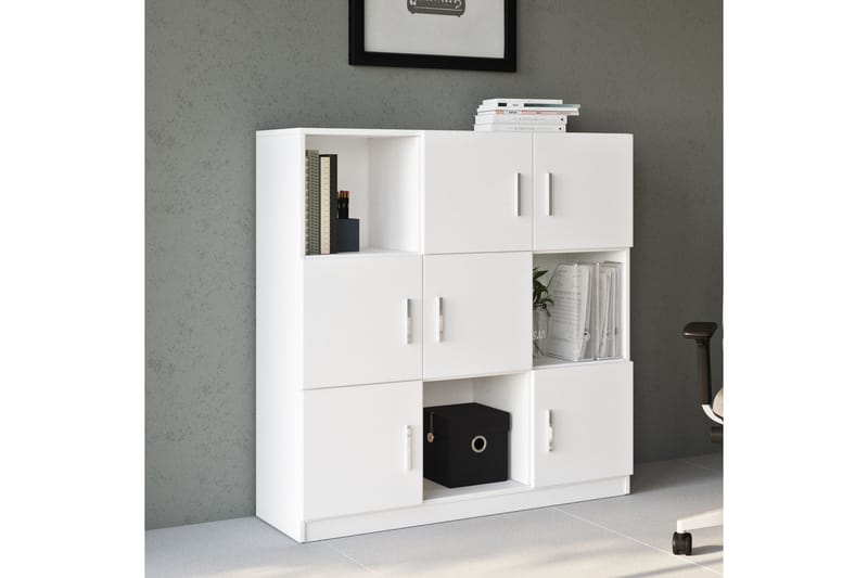 Highboard Rud 38x120 cm - Hvit - Oppbevaring - Skap - Oppbevaringsskap