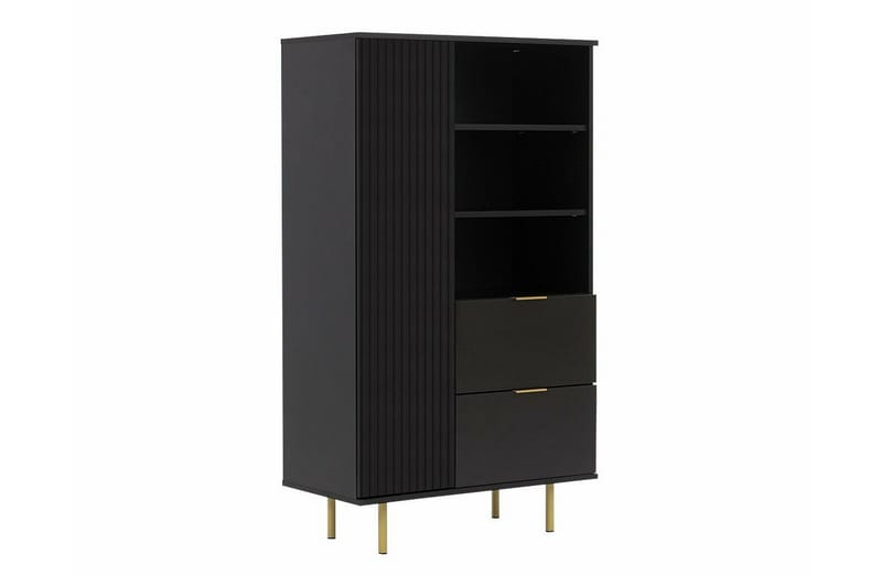 Highboard Staffin - Svart - Oppbevaring - Skap - Oppbevaringsskap