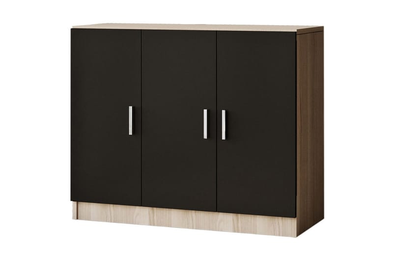 Highboard Tully 38x89 cm - Natur/Svart - Oppbevaring - Skap - Oppbevaringsskap