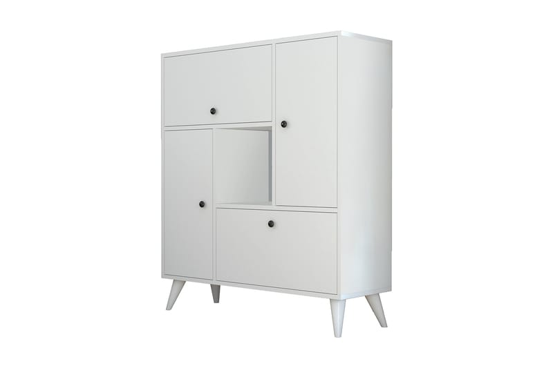 Highboard Zevenhoven 35x105 cm - Hvit - Oppbevaring - Skap - Oppbevaringsskap