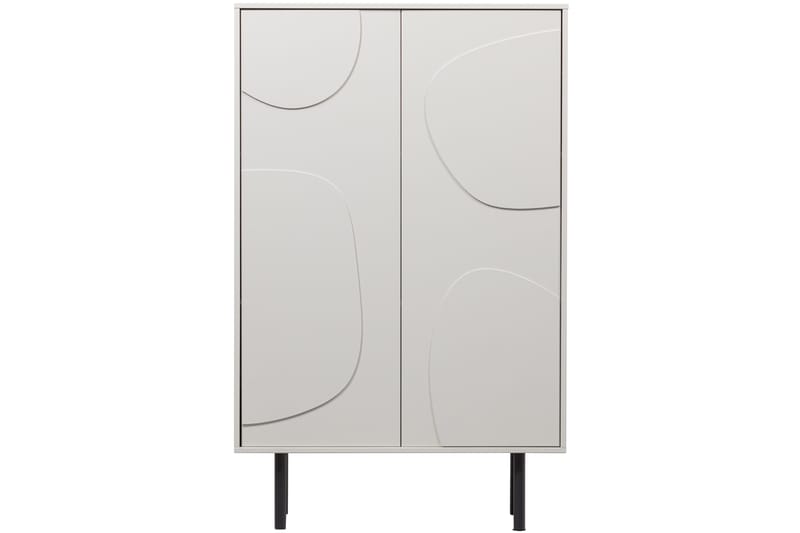 Highboard Popinder - Beige - Oppbevaring - Skap - Oppbevaringsskap