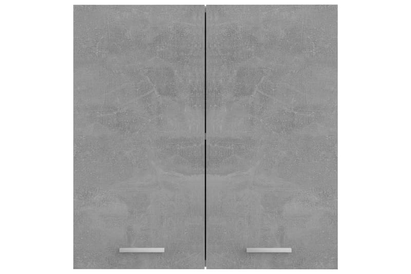 Kjøkkenskap betonggrå 60x31x60 cm sponplate - Grå - Oppbevaring - Skap - Oppbevaringsskap