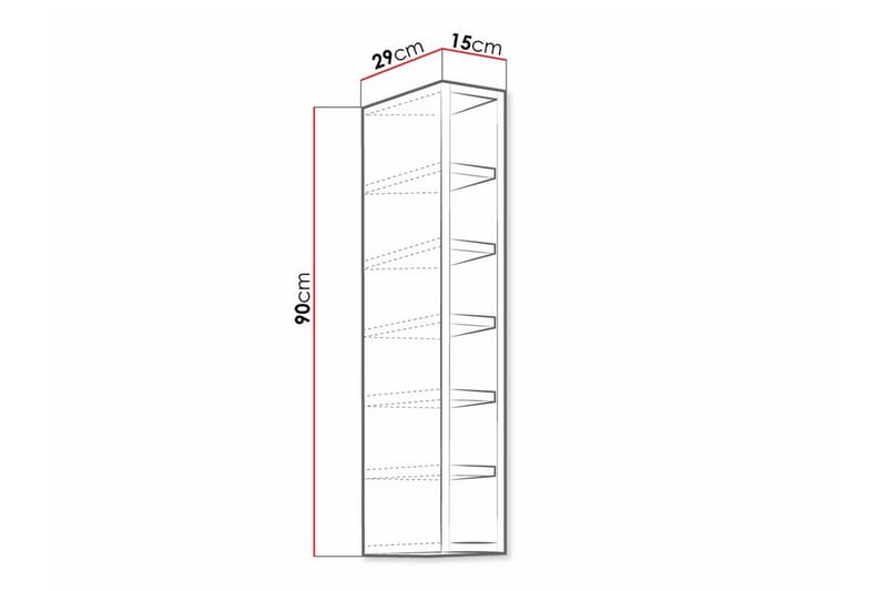 Kjøkkenskap Templemore 15 cm - Brun - Oppbevaring - Skap - Oppbevaringsskap