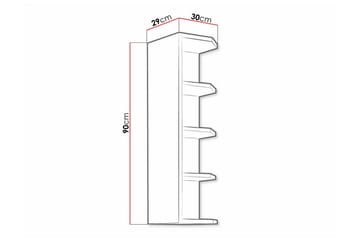 Kjøkkenskap Templemore 30 cm - Brun - Oppbevaring - Skap - Oppbevaringsskap