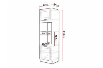 Kjøkkenskap Templemore 60 cm - Brun/Tre - Oppbevaring - Skap - Oppbevaringsskap