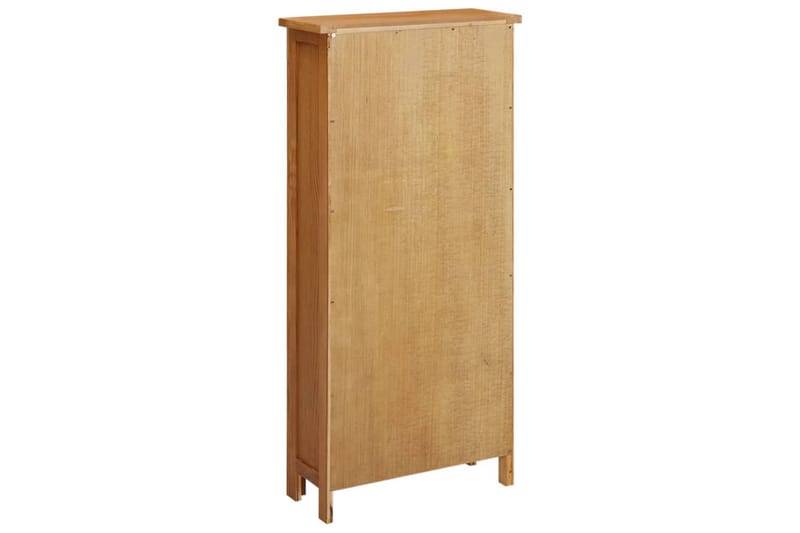 Oppbevaringsskap 50x22x110 cm heltre eik - Brun - Oppbevaring - Skap - Oppbevaringsskap