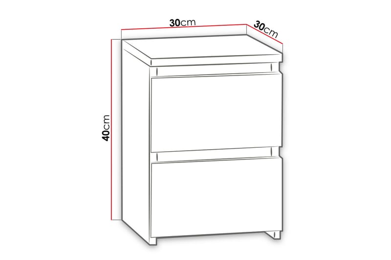 Oppbevaringsskap Charlise 30 cm - Tre - Oppbevaring - Skap - Oppbevaringsskap