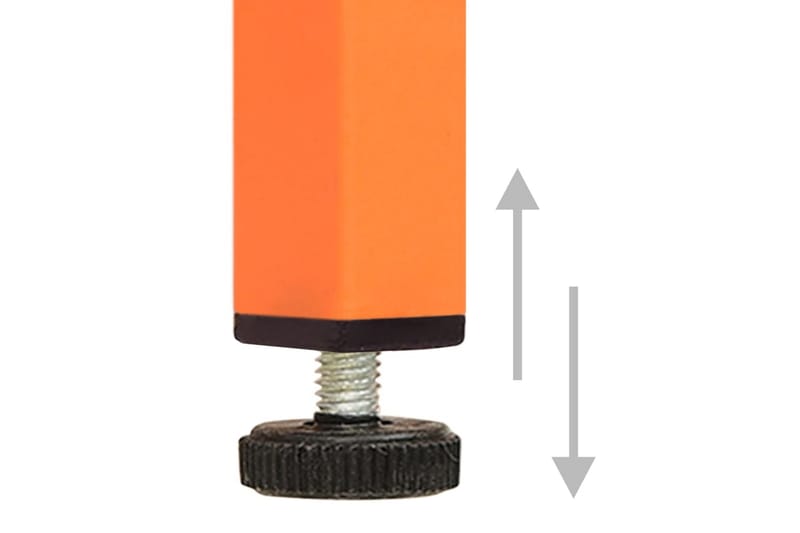 Oppbevaringsskap oransje 42,5x35x101,5 cm stål - Oransj - Oppbevaring - Skap - Oppbevaringsskap