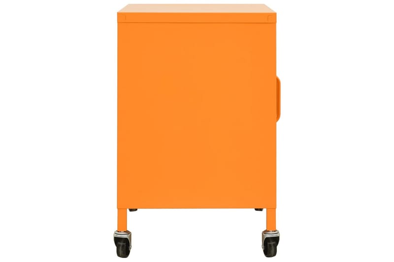 Oppbevaringsskap oransje 60x35x49 cm stål - Oransj - Oppbevaring - Skap - Oppbevaringsskap