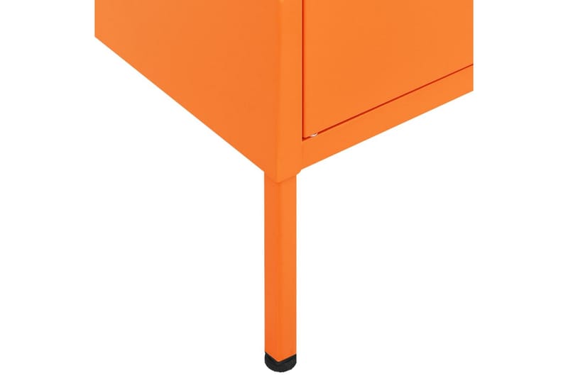 Oppbevaringsskap oransje 80x35x101,5 cm stål - Oransj - Oppbevaring - Skap - Oppbevaringsskap