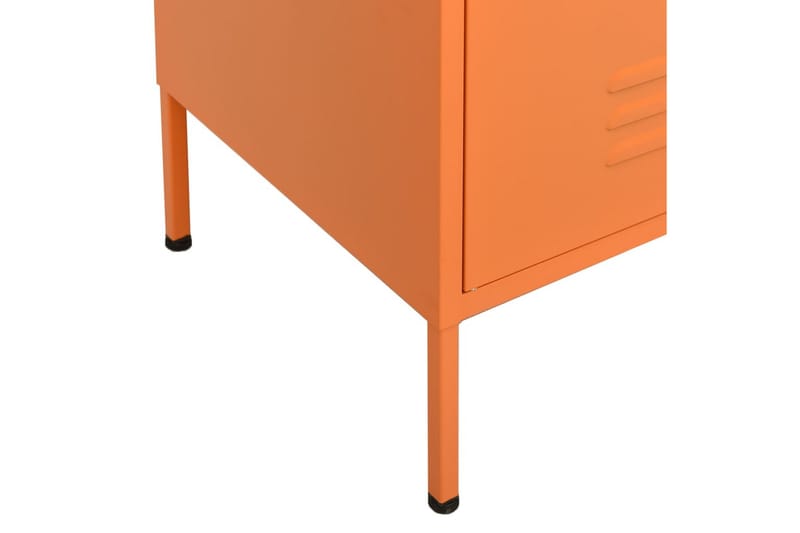 Oppbevaringsskap oransje 80x35x101,5 cm stål - Oransj - Oppbevaring - Skap - Oppbevaringsskap