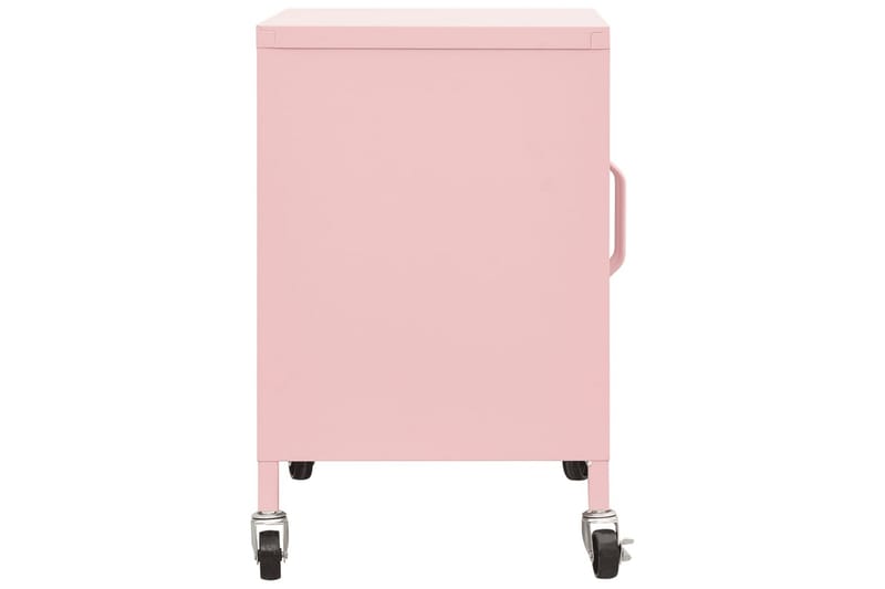 Oppbevaringsskap rosa 60x35x49 cm stål - Rosa - Oppbevaring - Skap - Oppbevaringsskap