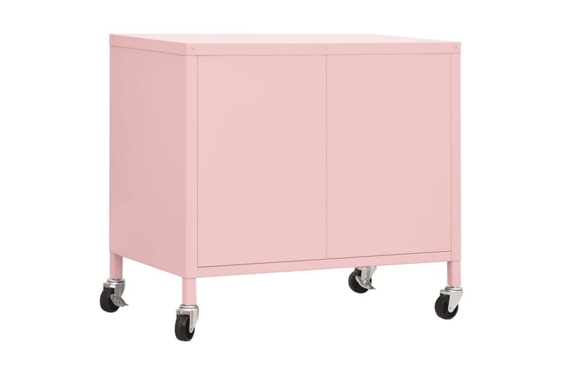 Oppbevaringsskap rosa 60x35x49 cm stål - Rosa - Oppbevaring - Skap - Oppbevaringsskap