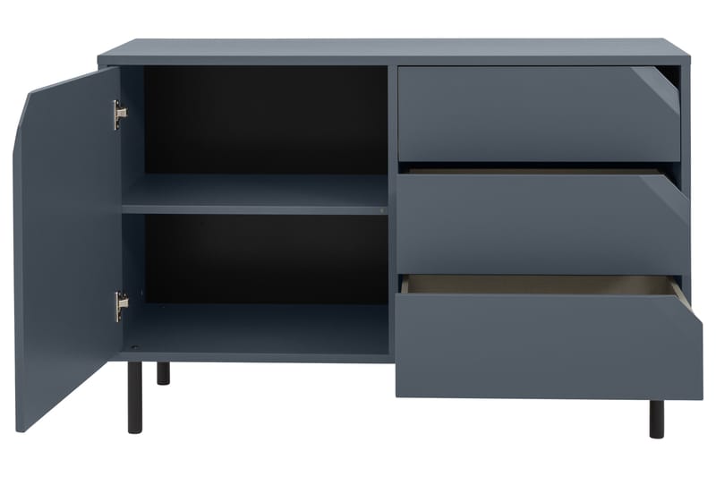 Sideboard Maybach 118 cm - Blå - Oppbevaring - Skap - Oppbevaringsskap