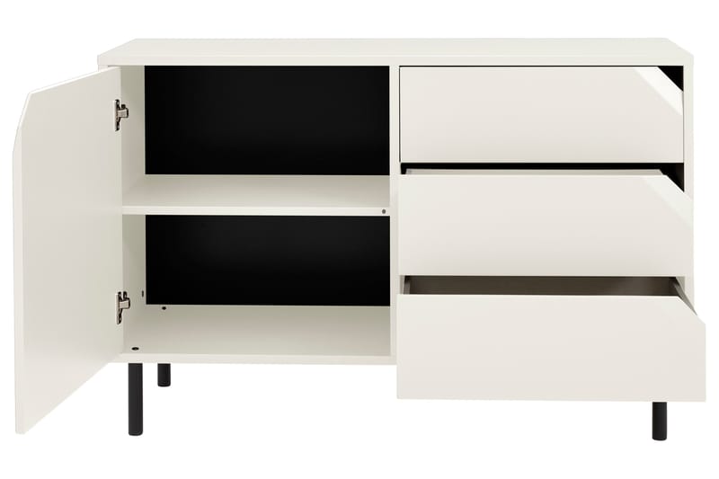 Sideboard Maybach 118 cm - Hvit - Oppbevaring - Skap - Oppbevaringsskap