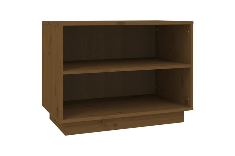 Skohylle honningbrun 60x34x45 cm heltre furu - Brun - Oppbevaring - Skap - Oppbevaringsskap