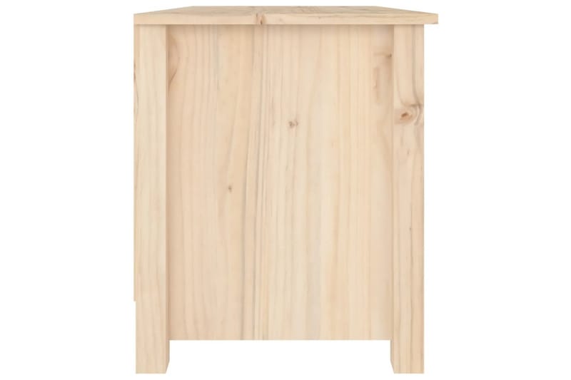 beBasic Skobenk 70x38x45,5 cm heltre furu - Brun - Oppbevaring - Skooppbevaring - Skobenk & skohylle med benk