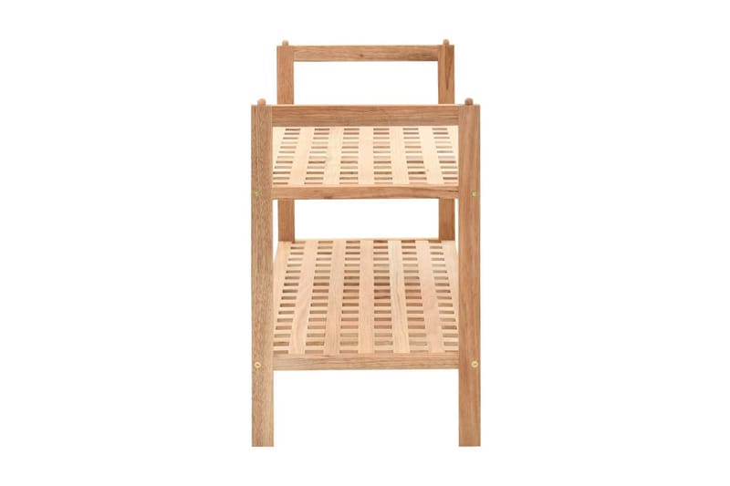 Skohylle heltre valnøtt 69x26x40 cm - Beige - Oppbevaring - Skooppbevaring - Skohylle & skostativ