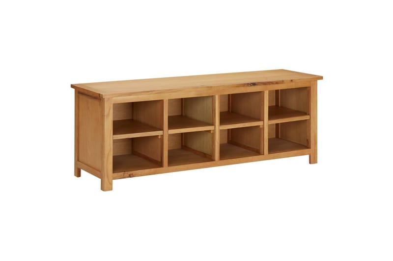 Skostativ 114x37x45 cm heltre eik - Brun - Oppbevaring - Skooppbevaring - Skohylle & skostativ