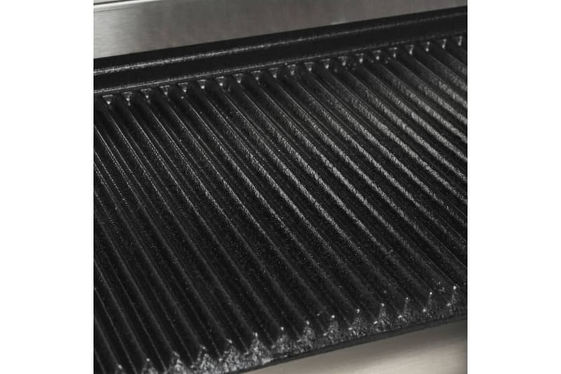 Paninigrill riflet 2200 W 44x41x19 cm - Oppbevaring - Skooppbevaring - Skoskap