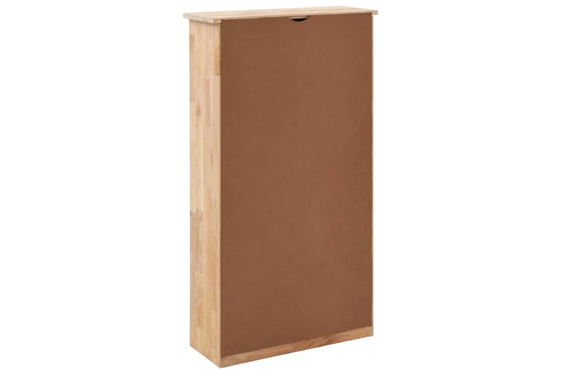 Skoskap 55x20x104 cm heltre valnøtt - Brun - Oppbevaring - Skooppbevaring - Skoskap