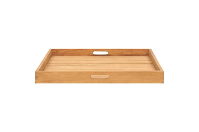 Serveringsbrett 70x70 cm heltre teak - Brun - Servering & borddekking - Brikker & tallerkener - Serveringsbrett & serveringsfat