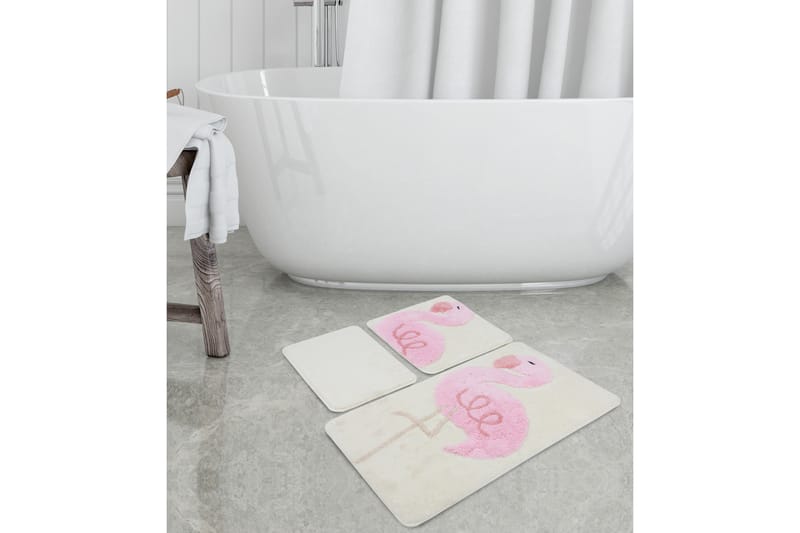 Badematte Chilai Home by Alessia Sett med 3 - Flerfarget - Tekstiler & tepper - Baderomstekstiler