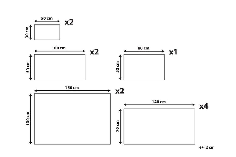 Håndklesett Gateira 11-pk - Hvit - Tekstiler & tepper - Baderomstekstiler