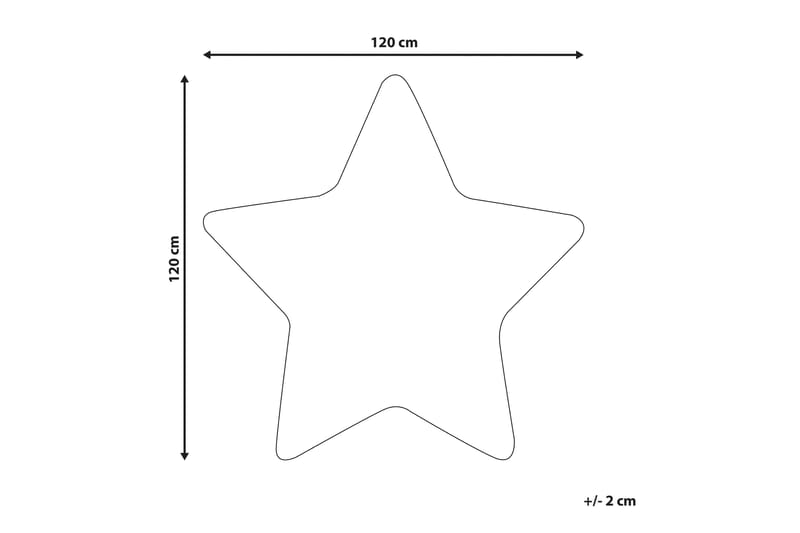 Barneteppe Sirius 120x120 cm - Blå - Tekstiler & tepper - Barnetekstiler - Teppe barnerom