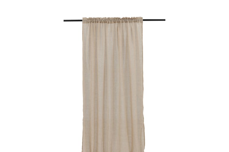 Elena Gardin 135x240 cm - Beige - Tekstiler & tepper - Gardiner - Gardinlengder - Kanallengde