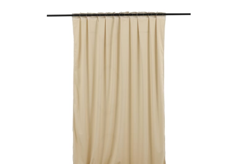 Mary Gardin 135x250 cm - Beige - Tekstiler & tepper - Gardiner - Gardinlengder - Kanallengde