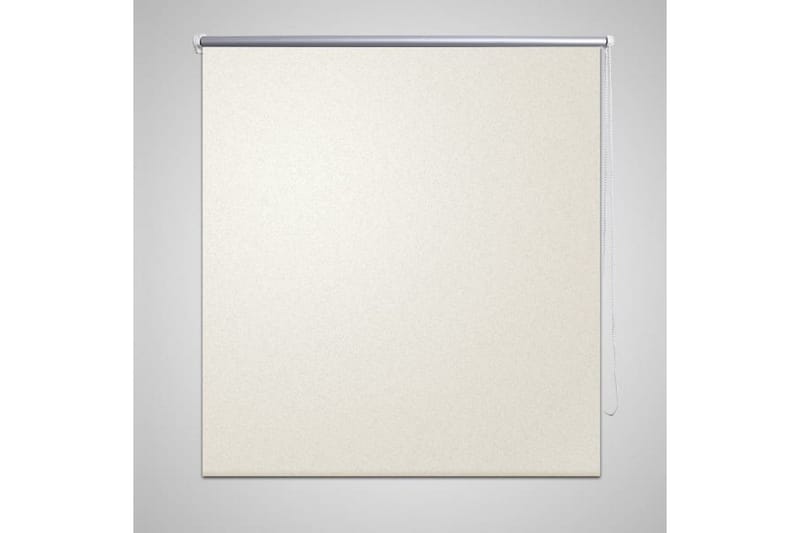 Mørkeleggingsrullegardin 100 x 175 cm Hvit - Beige|Hvit - Tekstiler & tepper - Gardiner - Rullegardin