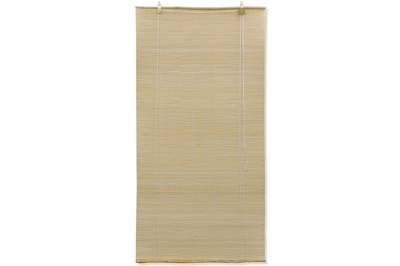 Naturlig bambus rullegardin 120x160 cm - Beige - Tekstiler & tepper - Gardiner - Rullegardin