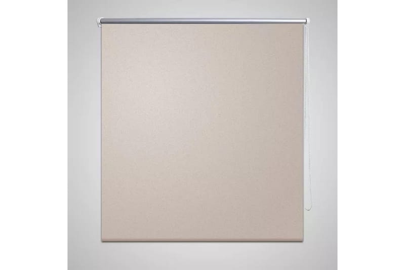 Rullegardin Blackout 100 x 175 cm Beige - Beige|Hvit - Tekstiler & tepper - Gardiner - Rullegardin