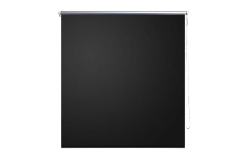 Rullegardin Blackout 100 x 175 cm Svart - Hvit|Svart - Tekstiler & tepper - Gardiner - Rullegardin