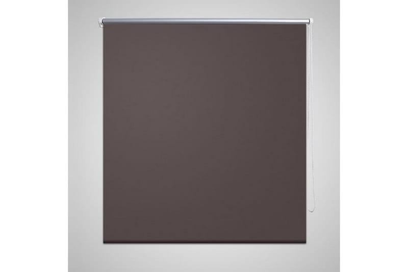 Rullegardin Blackout 100 x 230 cm Kaffe Farge - Hvit - Tekstiler & tepper - Gardiner - Rullegardin