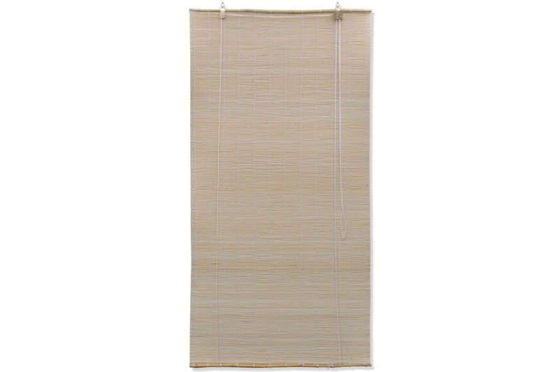 Rullegardiner naturlig bambus 2 stk 120x160 cm - Beige - Tekstiler & tepper - Gardiner - Rullegardin