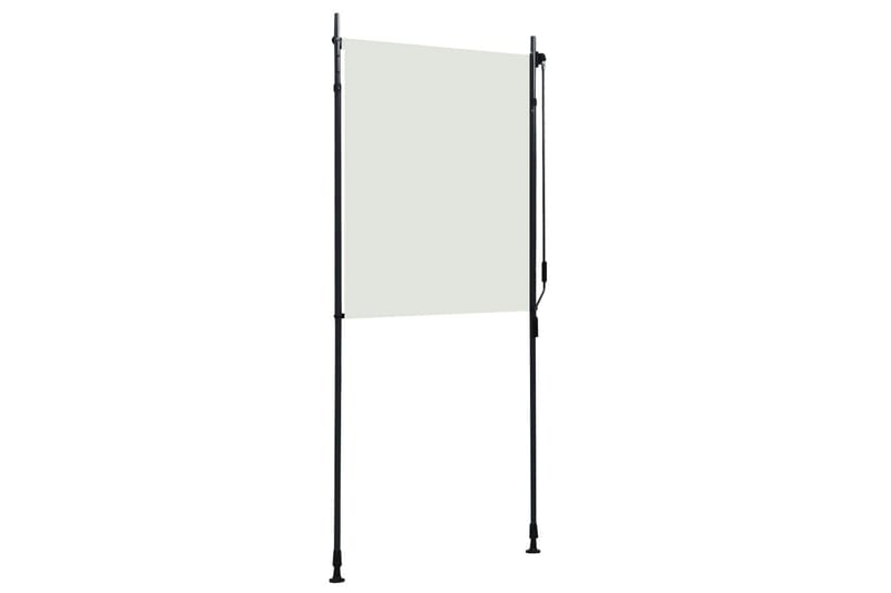 Utendørs rullegardin 100x270 cm kremhvit - Krem - Tekstiler & tepper - Gardiner - Rullegardin