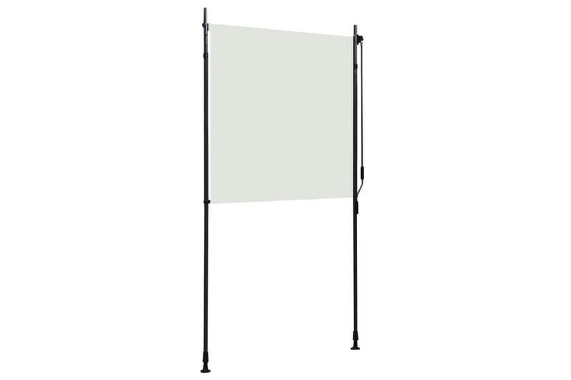 Utendørs rullegardin 120x270 cm kremhvit - Krem - Tekstiler & tepper - Gardiner - Rullegardin