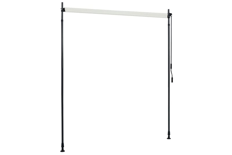 Utendørs rullegardin 200x270 cm kremhvit - Krem - Tekstiler & tepper - Gardiner - Rullegardin