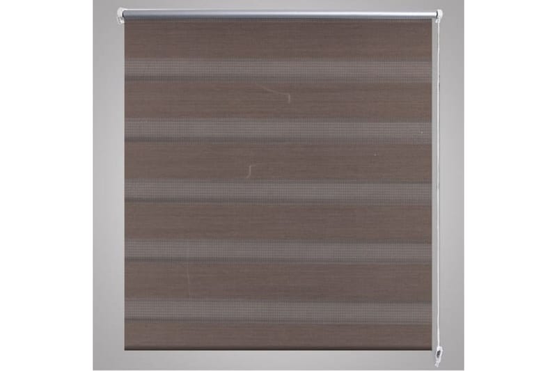 Zebra Gardiner 100 x 175 cm Kaffe Farge - Beige|Hvit - Tekstiler & tepper - Gardiner - Rullegardin