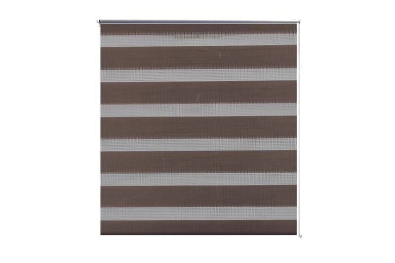 Zebra Gardiner 40 x 100 cm Kaffe Farge - Beige|Hvit - Tekstiler & tepper - Gardiner - Rullegardin