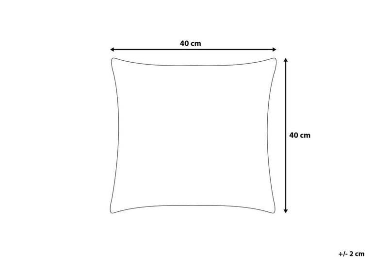 Hagepute Anchuelo 2-pk 40x40 cm - Gul - Tekstiler & tepper - Pute & putetrekk - Pute utendørs