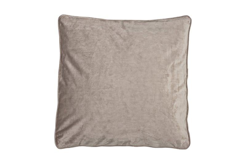 Putetrekk Velvet 45x45 cm Fløyel Grå/Beige - Fondaco - Tekstiler & tepper - Pute & putetrekk - Putetrekk